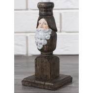 Świecznik Mikołaj drewniany świąteczny | Wysyłka w 24h!