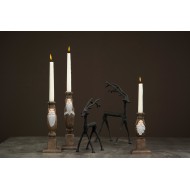 Świecznik Mikołaj drewniany świąteczny | Wysyłka w 24h!