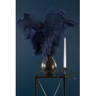 Pióro strusie dekoracyjne do wazonu kolor turkusowy | Wysyłka w 24h!