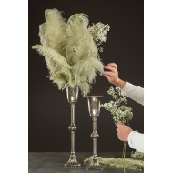 Pióro strusie dekoracyjne do wazonu ciemnozielone | Wysyłka w 24h!