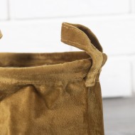 Organizer na półkę aksamitny kolor musztardowy | Wysyłka w 24h!