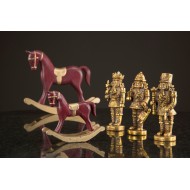 FIGURKA KONIK NA BIEGUNACH