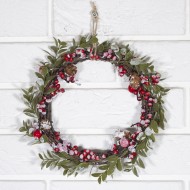 Wianek dekoracyjny zimowy las  | Wysyłka w 24 godziny!