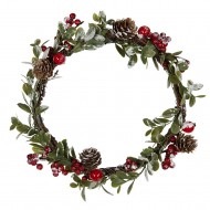 Wianek dekoracyjny zimowy las  | Wysyłka w 24 godziny!