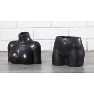 Wazon Femine ceramiczny czarny | Wysyłka w 24h!