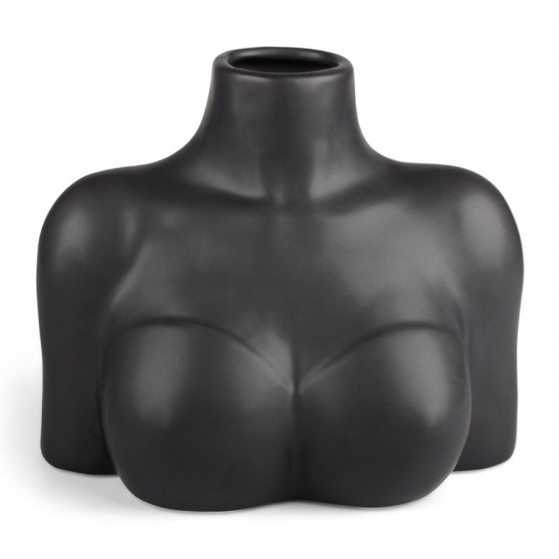 Wazon Femine ceramiczny czarny | Wysyłka w 24h!