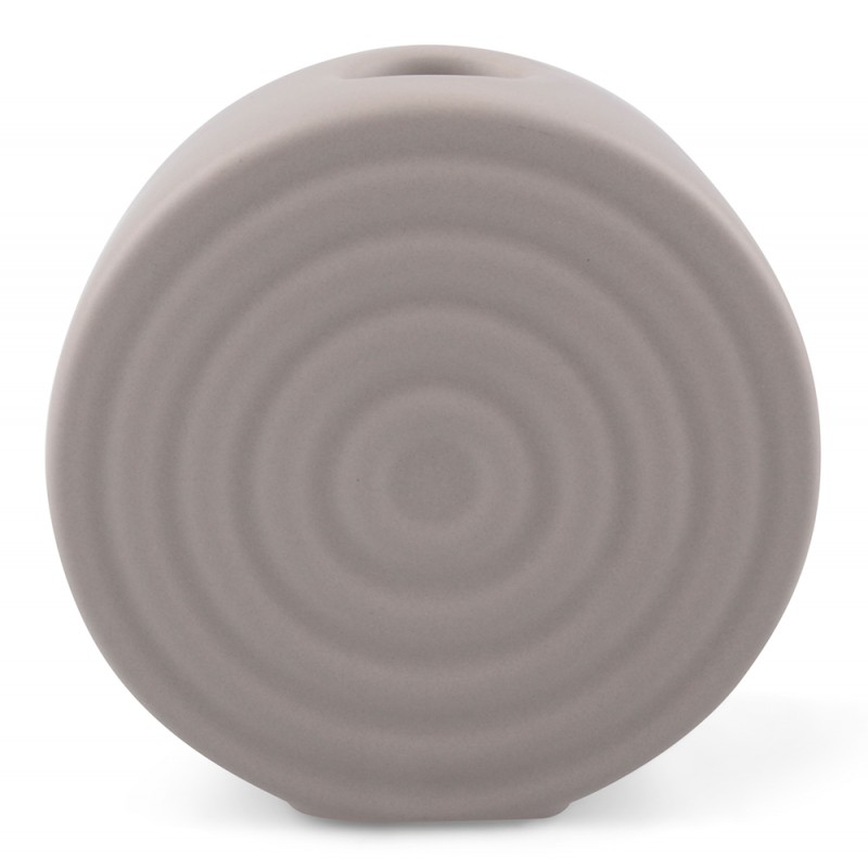 Świecznik Circle szary ceramiczny | Wysyłka w 24h!