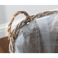 Donica kosz wiklinowa brązowa | Wysyłka w 24h