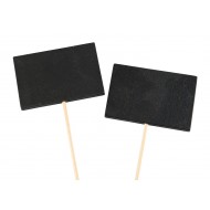 Tabliczka do opisywania kwiatów drewniana czarna | Wysyłka w 24h!