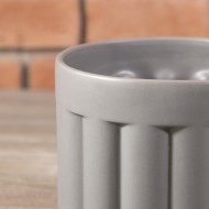 Donica Molly ceramiczna szara  | Wysyłka w 24h!