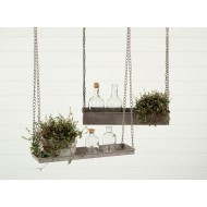 Kwietnik wiszący retro szary | Wysyłka w 24h!