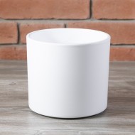 Biała Matowa Osłonka Ceramiczna Maria – Stylowy Dodatek do Wnętrza