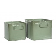 Donica Luke zielona styl loft komplet XL  | Wysyłka w 24h!