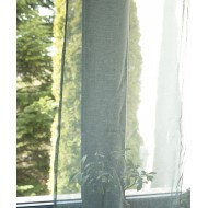 ZASŁONY do salonu PÓŁPRZEZROCZYSTE szare