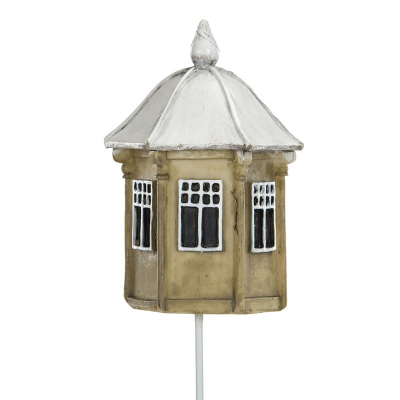 Ozdoba do doniczki Domek beżowy |  Wysyłka w 24h!