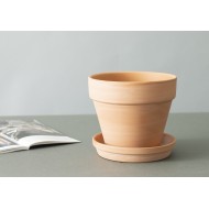 Donica Terakota przecierana z odpływem gliniana | Wysyłka w 24h!