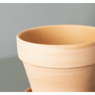 Donica Terakota przecierana z odpływem gliniana | Wysyłka w 24h!