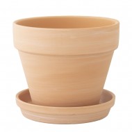 Donica Terakota przecierana z odpływem gliniana | Wysyłka w 24h!