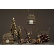 Lampion styl loft metalowy złoty | Wysyłka w 24h!