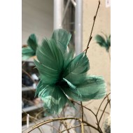 Pióro naturalne dekoracyjne zielone | Wysyłka w 24h!