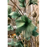 Pióro naturalne dekoracyjne zielone | Wysyłka w 24h!