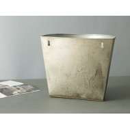 Donica Cloudy srebrna metalowa komplet | Wysyłka w 24h!