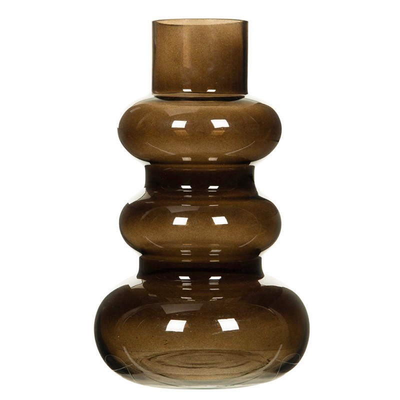 Wazon szklany brązowy  | Wysyłka w 24h!