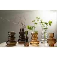 Wazon szklany brązowy  | Wysyłka w 24h!