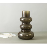 Wazon szklany brązowy  | Wysyłka w 24h!