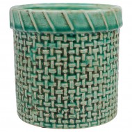 Donica Kosz ciemny zielony mat |  Wysyłka w 24h!