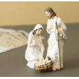 FIGURKA świąteczna stajenka Jezus k. biały