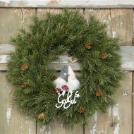 Wianek dekoracyjny sztuczny świerk | Wysyłka w 24 godziny!