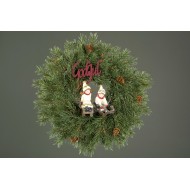 Wianek dekoracyjny sztuczny świerk | Wysyłka w 24 godziny!