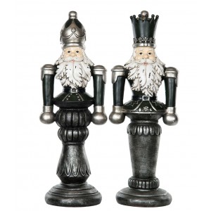 Zestaw Dziadków do Orzechów – Świąteczne Dekoracje 40 cm