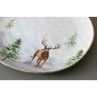 TALERZ WINTER kamionka 28cm