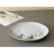 TALERZ WINTER kamionka 28cm