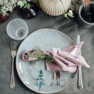 TALERZ WINTER kamionka 28cm