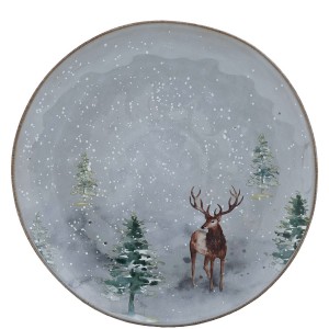 TALERZ WINTER kamionka 28cm