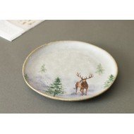 TALERZ WINTER kamionka 20cm