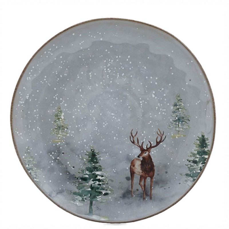 TALERZ WINTER kamionka 20cm