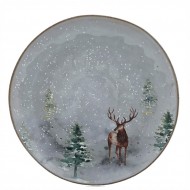 TALERZ WINTER kamionka 20cm