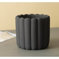 Donica Neva betonowa czarna |  Wysyłka w 24h!