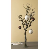 Sztuczne drzewko dekoracyjne 80 cm, realistyczna imitacja z solidnym stojakiem