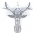 ZAWIESZKA jeleń srebrna 15cm