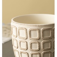 Donica Dako ceramiczna beżowa  |  Wysyłka w 24h!