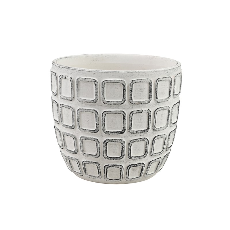 Donica Dako ceramiczna biała  |  Wysyłka w 24h!