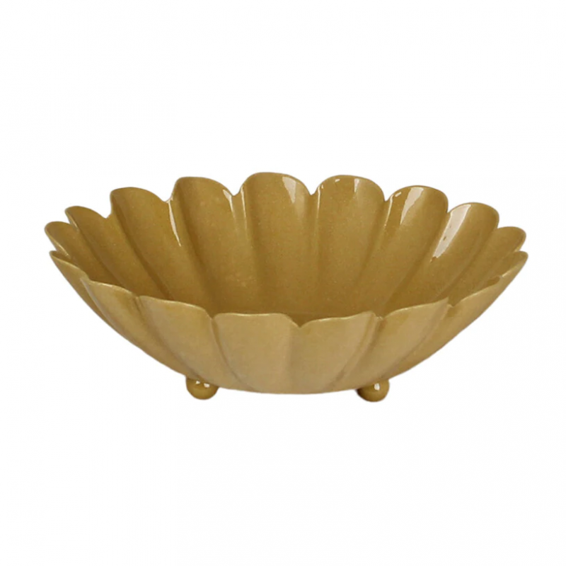 Patera do ciasta owoców metalowa żółta | Wysyłka w 24h!