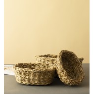 KOSZ NATURALNY boho trawa morska /3/