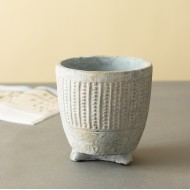 Donica Zoe betonowa szara |  Wysyłka w 24h!