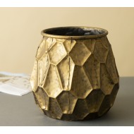 Donica Inca metalowa złota |  Wysyłka w 24h!